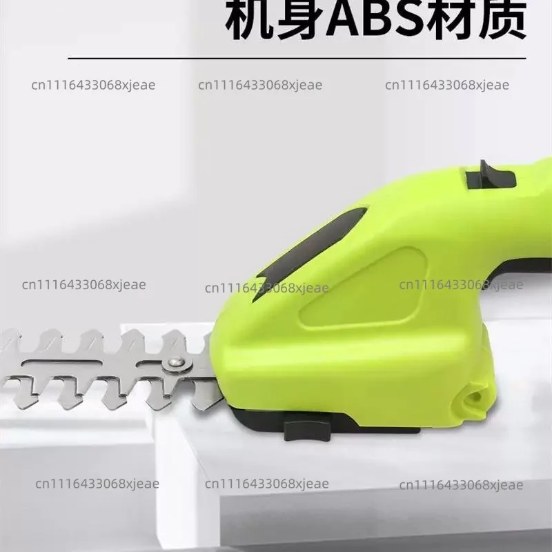 Electric Fence Shears – Dual-Purpose Rechargeable Pruning Shears & Lawn Mower  For One-Handed Hedge Trimming