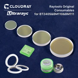 Original BT240S Protective Windows Lens 27.9*4.1mm & 24.9*1.5mm & Sealing Ring & Ceramic for BT240S BM111 Consumables 0-6kW