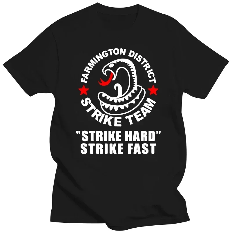 

Хлопковая футболка с коротким рукавом Farmington District Strike Team