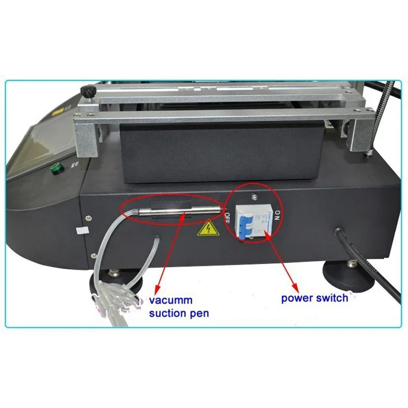 Original ZM-R5830 Hot Air GA Rework Station 3 Zones Highly Sensitive Temperature Control Module with Touch Screen 220V