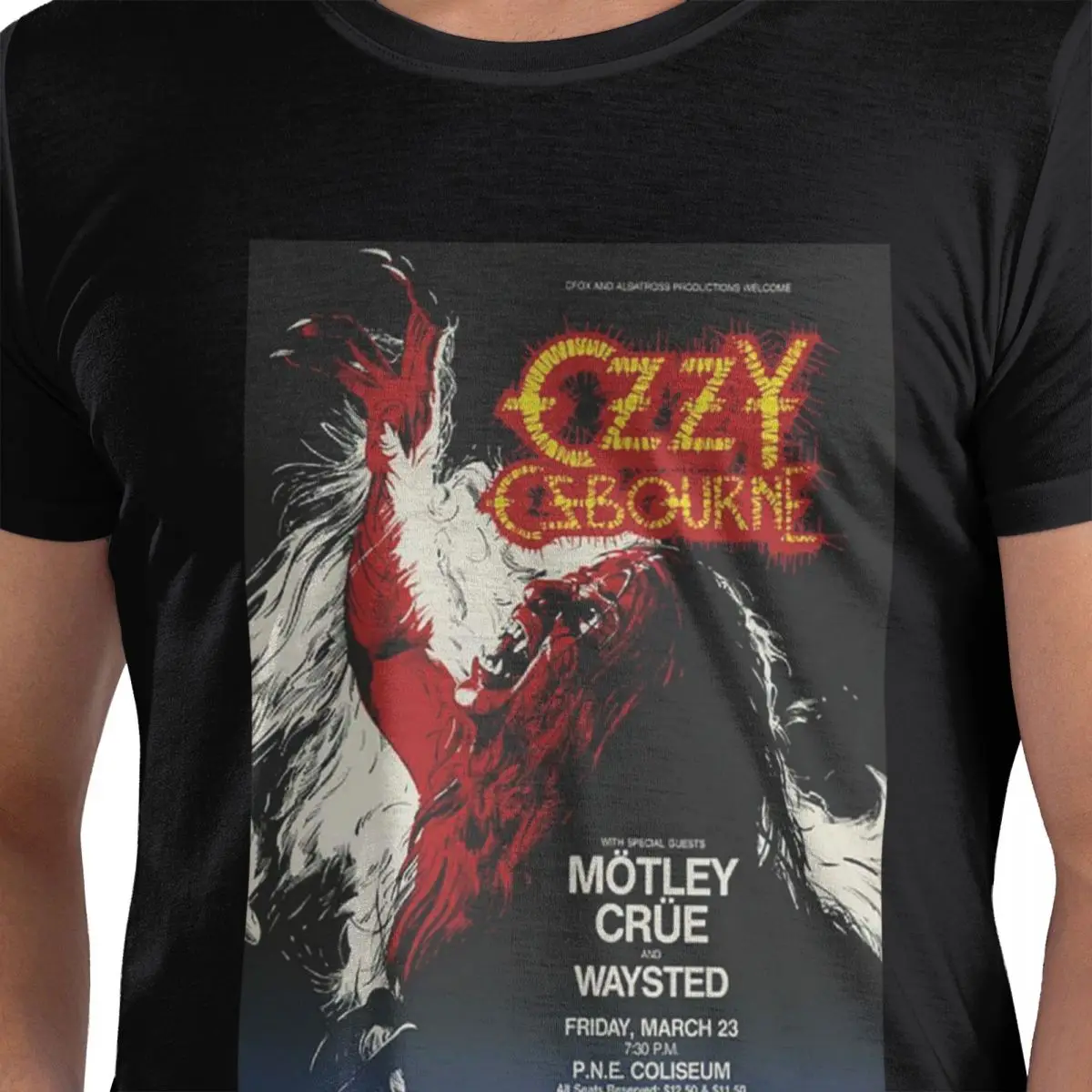 

Ozzy Osbourne Merch 100% Cotton T-Shirt Men's Classic T Shirts Men O-Neck Short Sleeve S-6XL