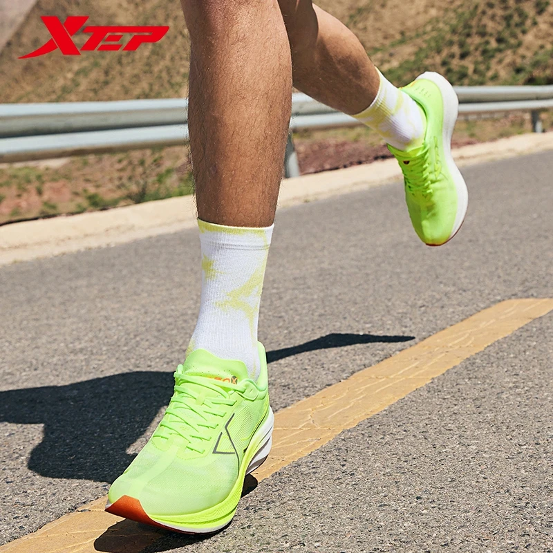 Xtep 260X Running Shoes For Men 2024 Summer Comfortable Cushioning Lightweight Stronger Propulsive Force Sneakers 976219110065