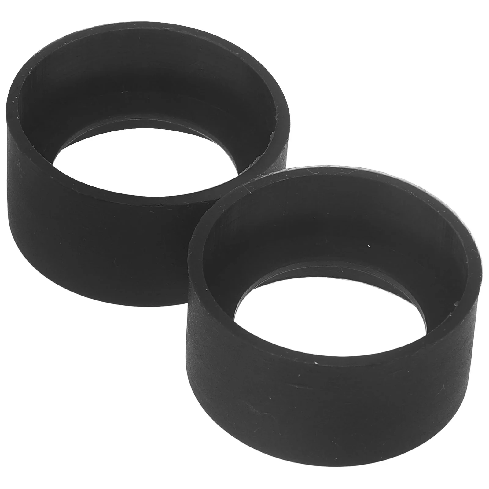 

2 Pcs Microscope Eyepiece Cover Guards Cups Replaceable Covers Shields for Patches Rubber Replacement Band Supplies