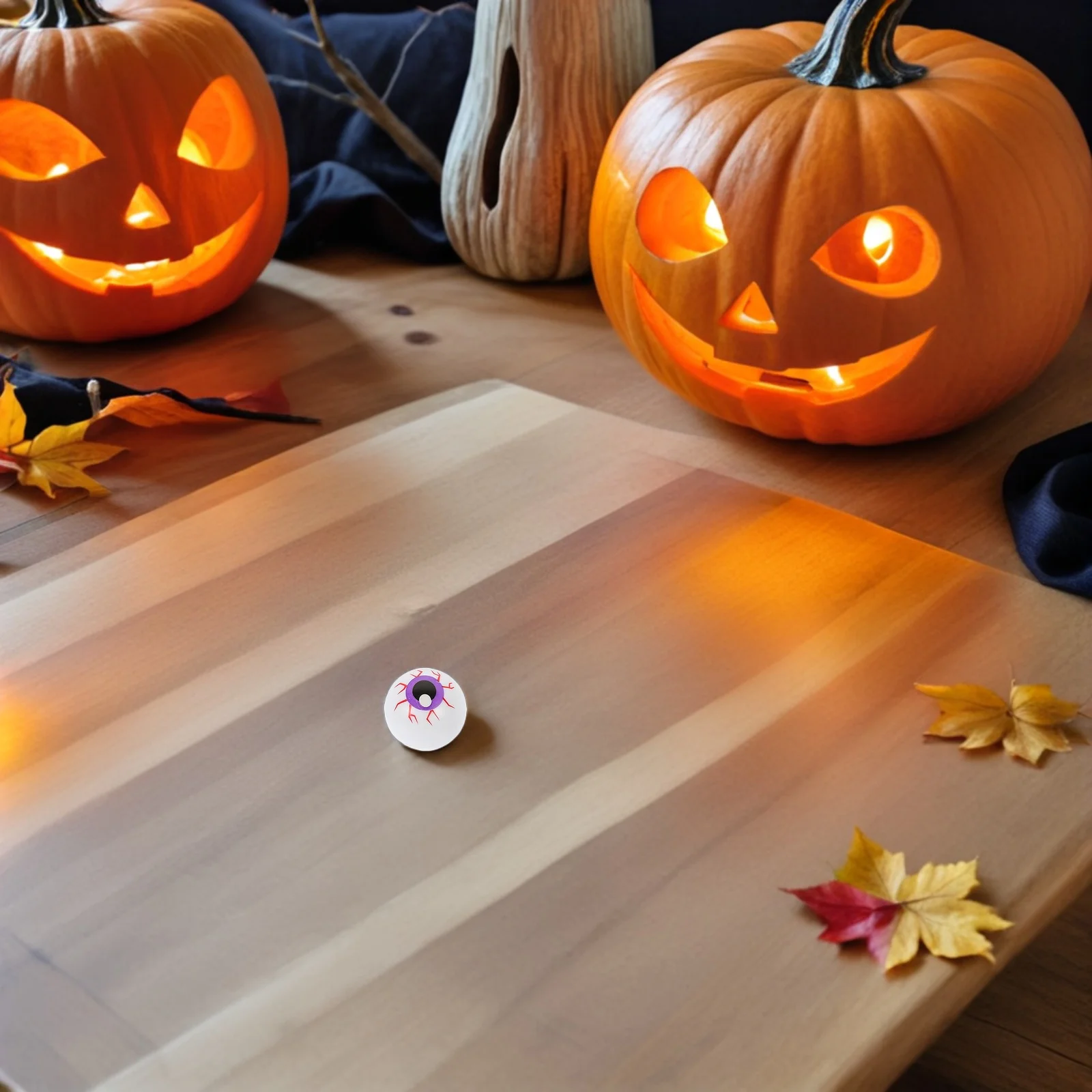 

24Pcs Halloween Eyeballs Lightweight Plastic Colorful Bouncy Fake Eyeball Decorations Party Favor DIY Craft Round Eyeballs