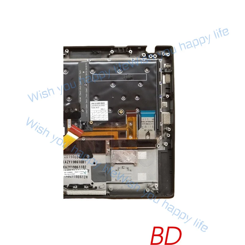 L... For 2018 Lenovo Thinkpad X1C X1 Carbon 6th Palmrest C Shell Keyboard FPR 01YR537