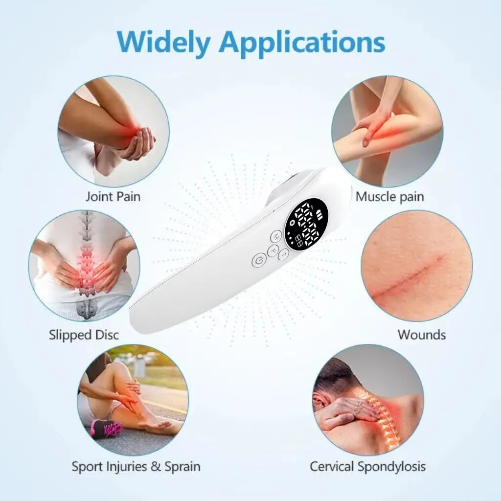 

650 нм 808 нм LLLT холодное лазерное устройство для домашних собак, облегчение боли в суставах тела, артрит, красный свет, физиотерапевтическое оборудование