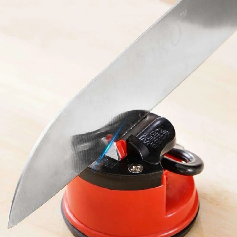 1pc Knife Sharpener Sharpening Tool Easy and Safe To Sharpens Kitchen Chef Knives Damascus Knives Sharpener Suction, Hunting