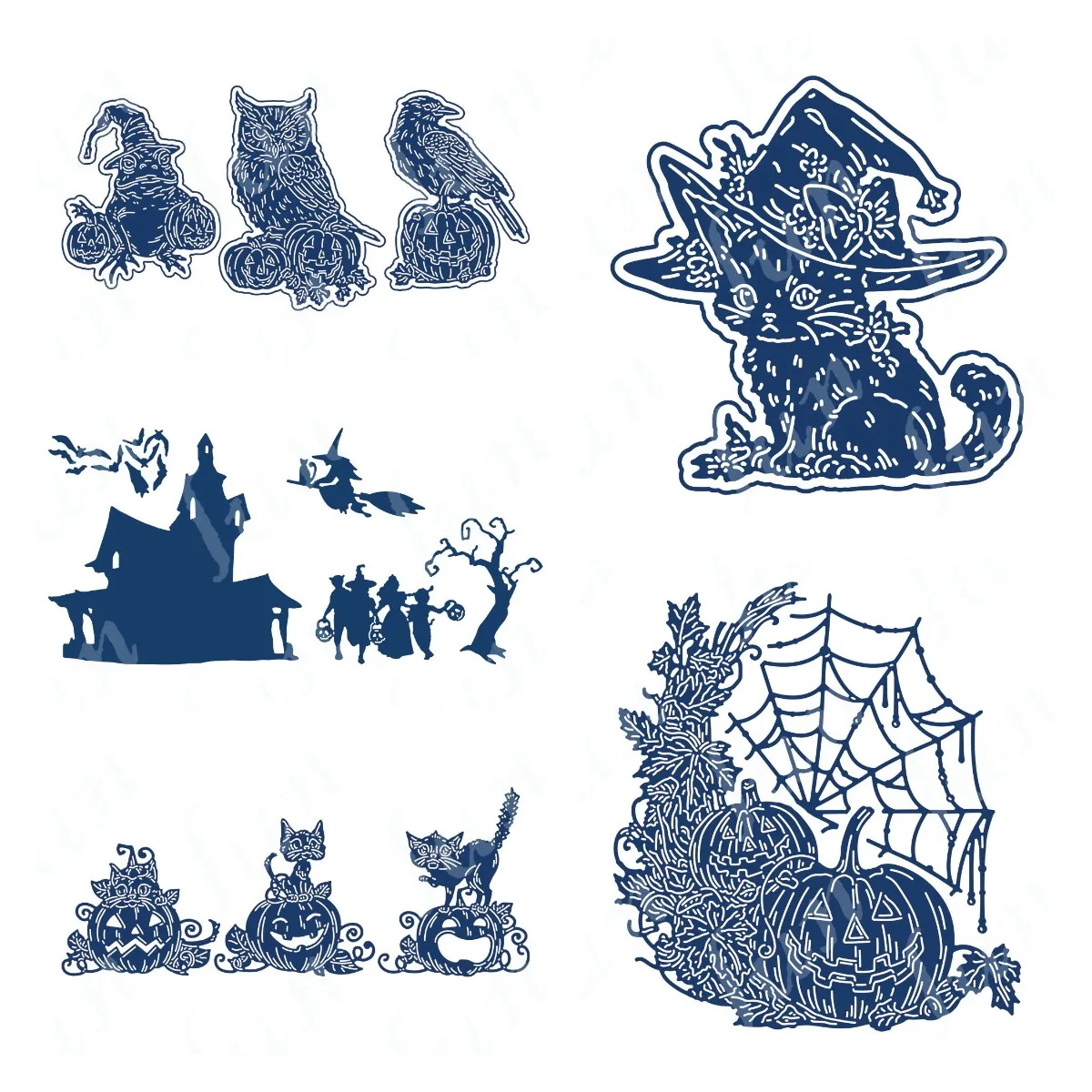 New Cutting Dies for 2023 Halloween Harvest Die Set Handmade DIY Embossing Making Scrapbooking Photo Album Craft Decoration