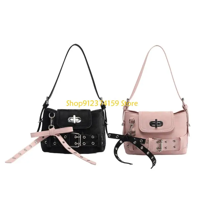 

G5AE Contemporary PU Leather Shoulder Bag Evening Handbag Underarm Bags for Daily Use