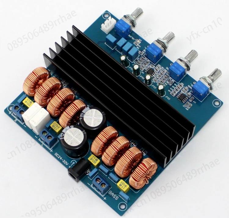 TDA7498 TL072 Class D 2.1 Digital Power Amplifier Board 200W+100W+100W