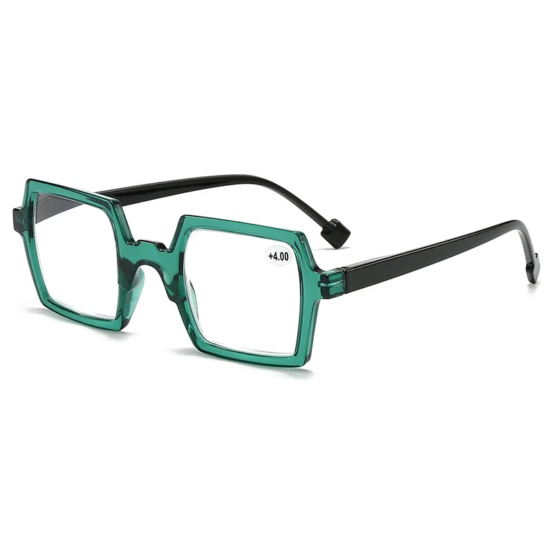 2024 New Sqaure Reading Glasses Frame Europe&America Women&Men Computer Eyeglasses Presbyopia Eyewear Unisex 0+1.0+1.5 ...+4.0