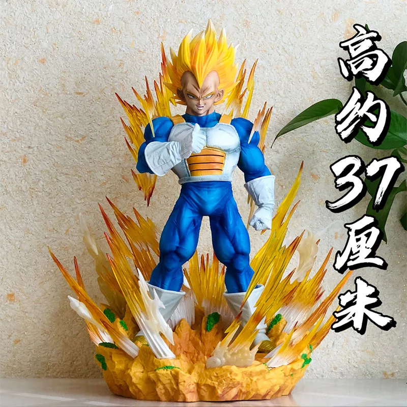 

Dragon Ball CS Vegeta GK Goku Mobei Anime Scene Surrounding Statues Handmade Model Decorative Gifts