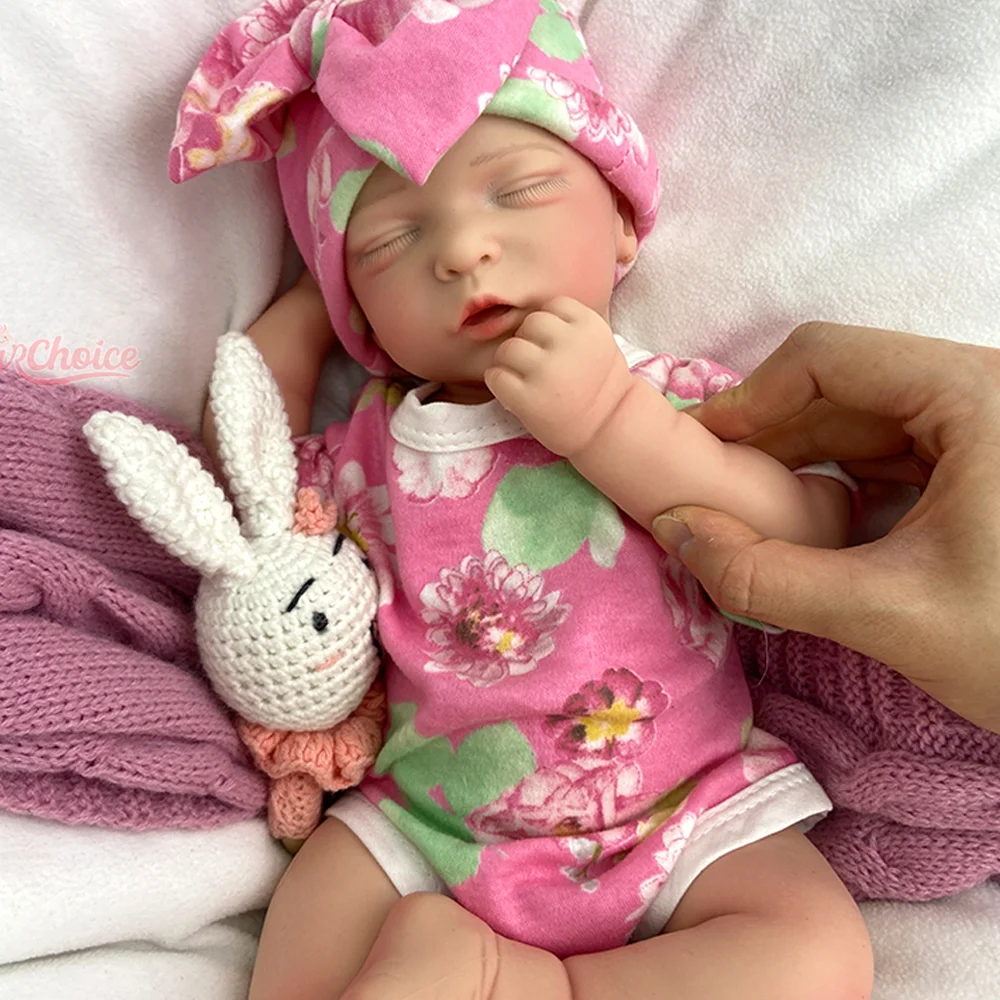 18" Ultra Realistische Silikon Reborn Baby Doll Mädchen Frühchen Neugeborene Puppe Limited Edition Sammler für Kinder ab 3 Jahren Geschenk