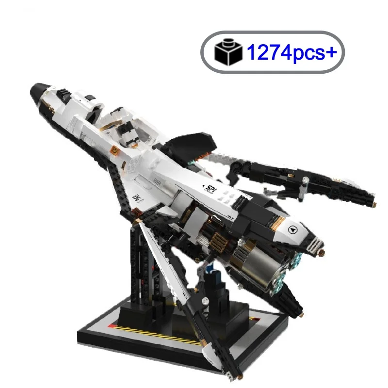 

FUNXINEE технические креативные строительные блоки астронавт модель космического корабля комплект MOC игрушки для исследования космоса подарки на Рождество и день рождения