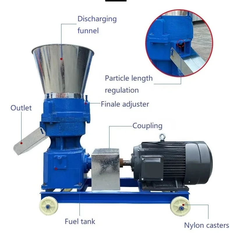 Small livestock and poultry Livestock and poultry feed granulator Food granulator Granulator