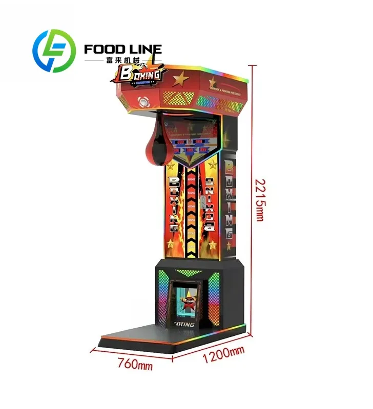 Street Amusement Ultimate Big Boxing Punch Machine Game Arcade Machine Coin Operated on Sale