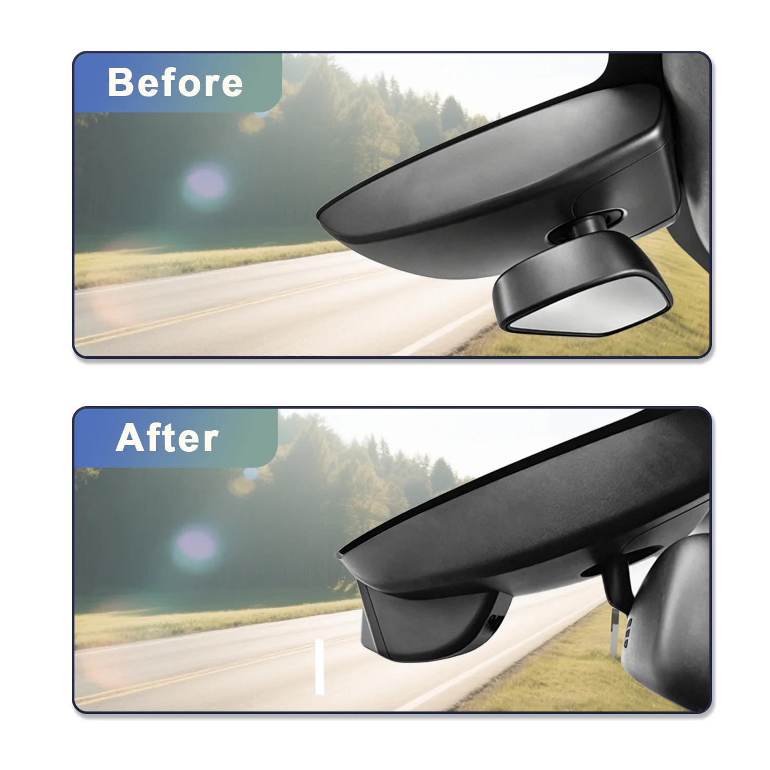 4K Customized Plug and Play For Toyota Corolla Altis E210 12th Gen 2019 to 2023 KXKJCAR Video Recorder Rain Sensor Cover