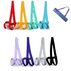 Cinturones de Yoga ajustables, estera de Yoga, portador de hombro, correas de ejercicio, cinturones de Yoga elásticos, cuerda deportiva para gimnasio, 165cm x 3,8 cm