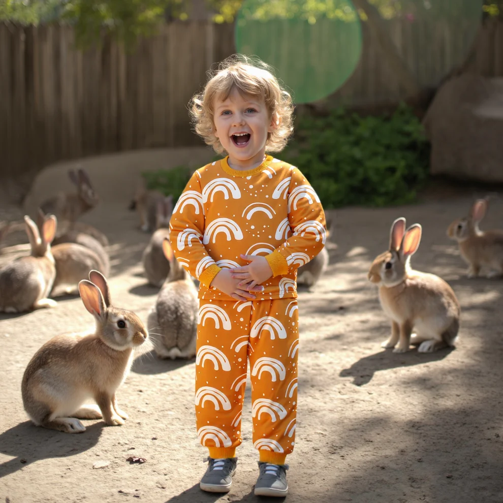 

Sanlutoz унисекс, комплекты одежды для маленьких детей на Хэллоуин, топы + длинные штаны, 2 шт.