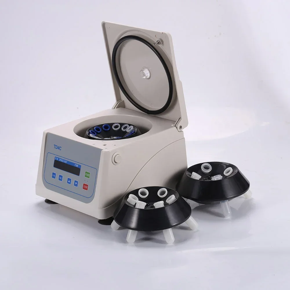 Electric Centrifuge Laboratory Medical Practice Machine  Serum Separation 4000rpm Desktop Lab Centrifuge