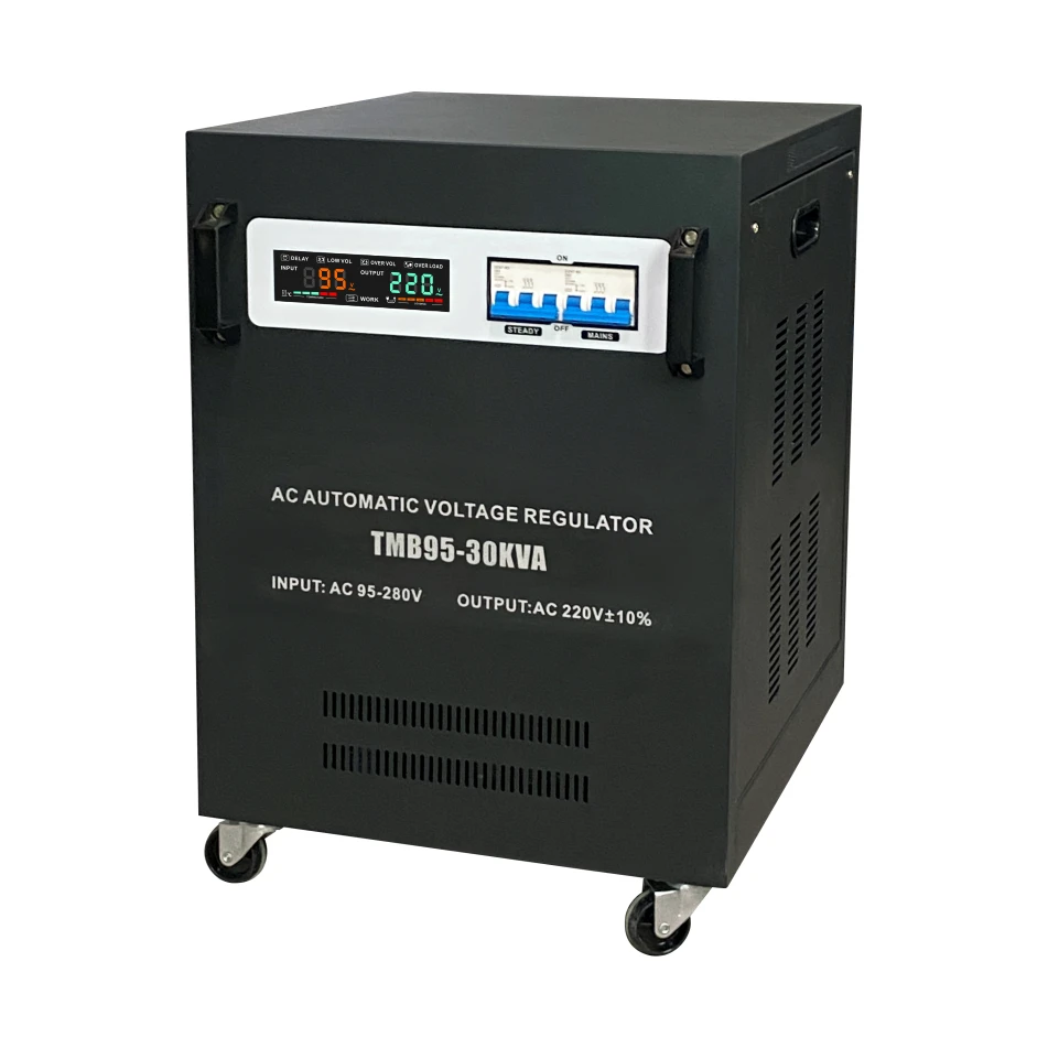 Automatic 30KVA 220C Relay Type Voltage Over Voltage protector Single phase T-MUX Stabilizer