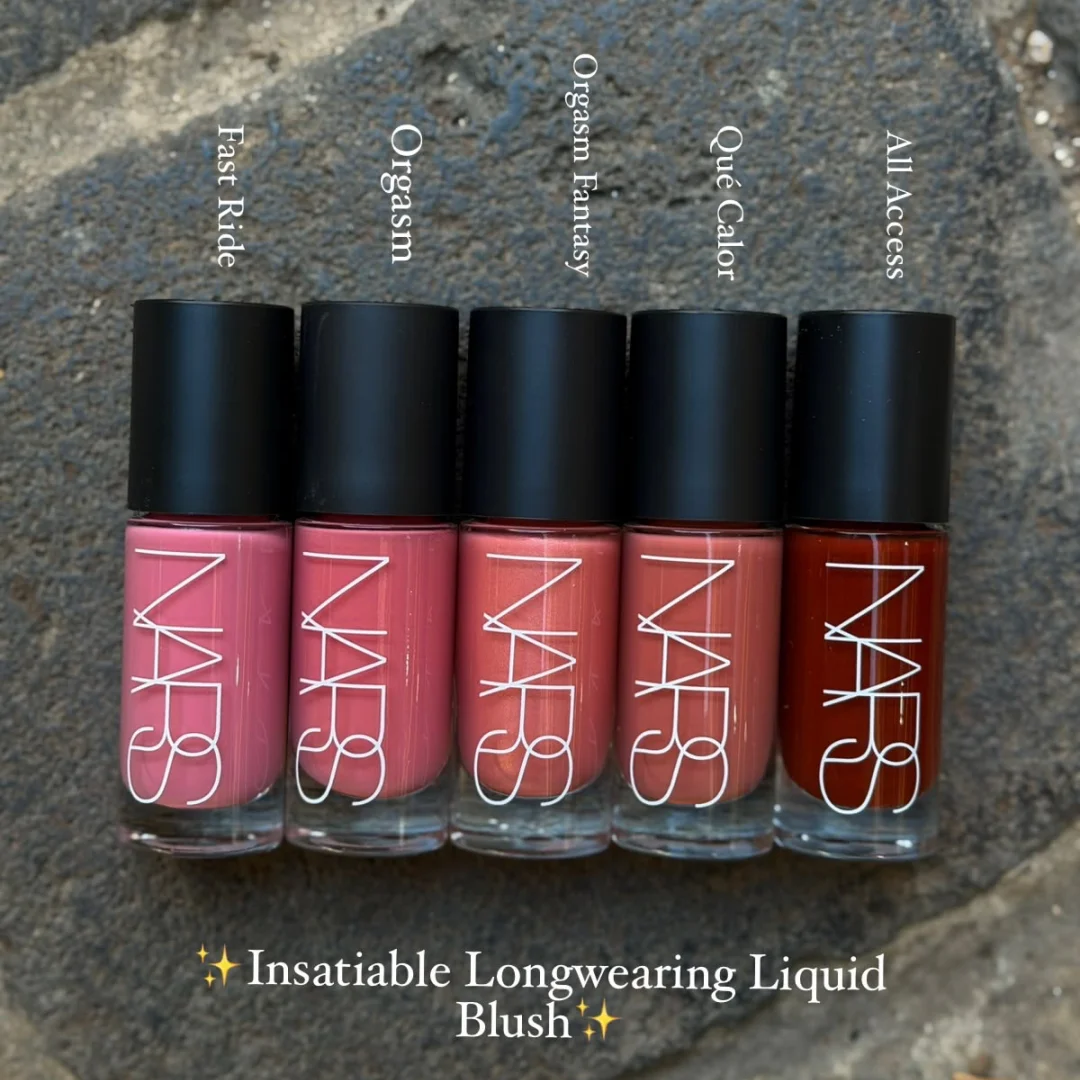 NARS Liquid Blush Long Lasting Highly Pigmented Buildable Waterproof Natural Finish Radiant Flushed for Cheeks Makeup Cosmetics