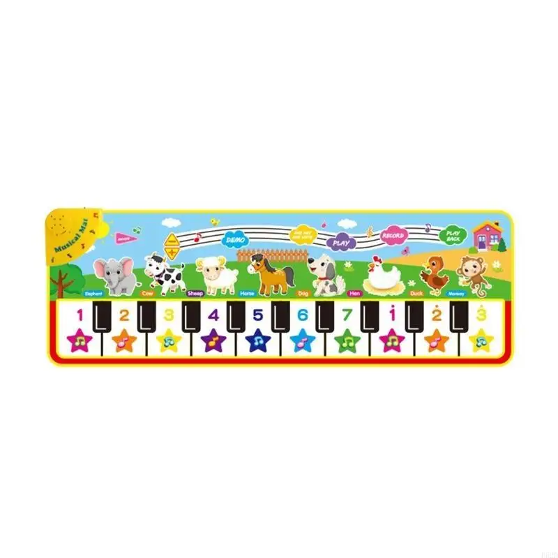 F62d 40in Musical Mat Mat Toy Clanket Electric Plant