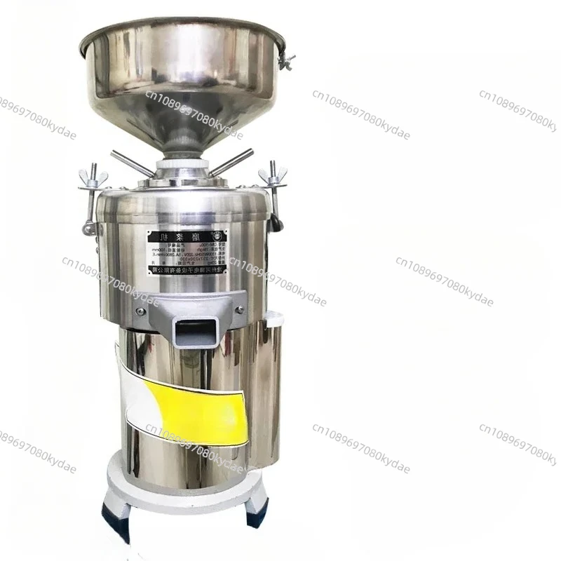 220V Sesame Sauce Machine Commercial Peanut Butter Large Capacity High Power Automatic Grinding Sesame Paste Tool Small Size