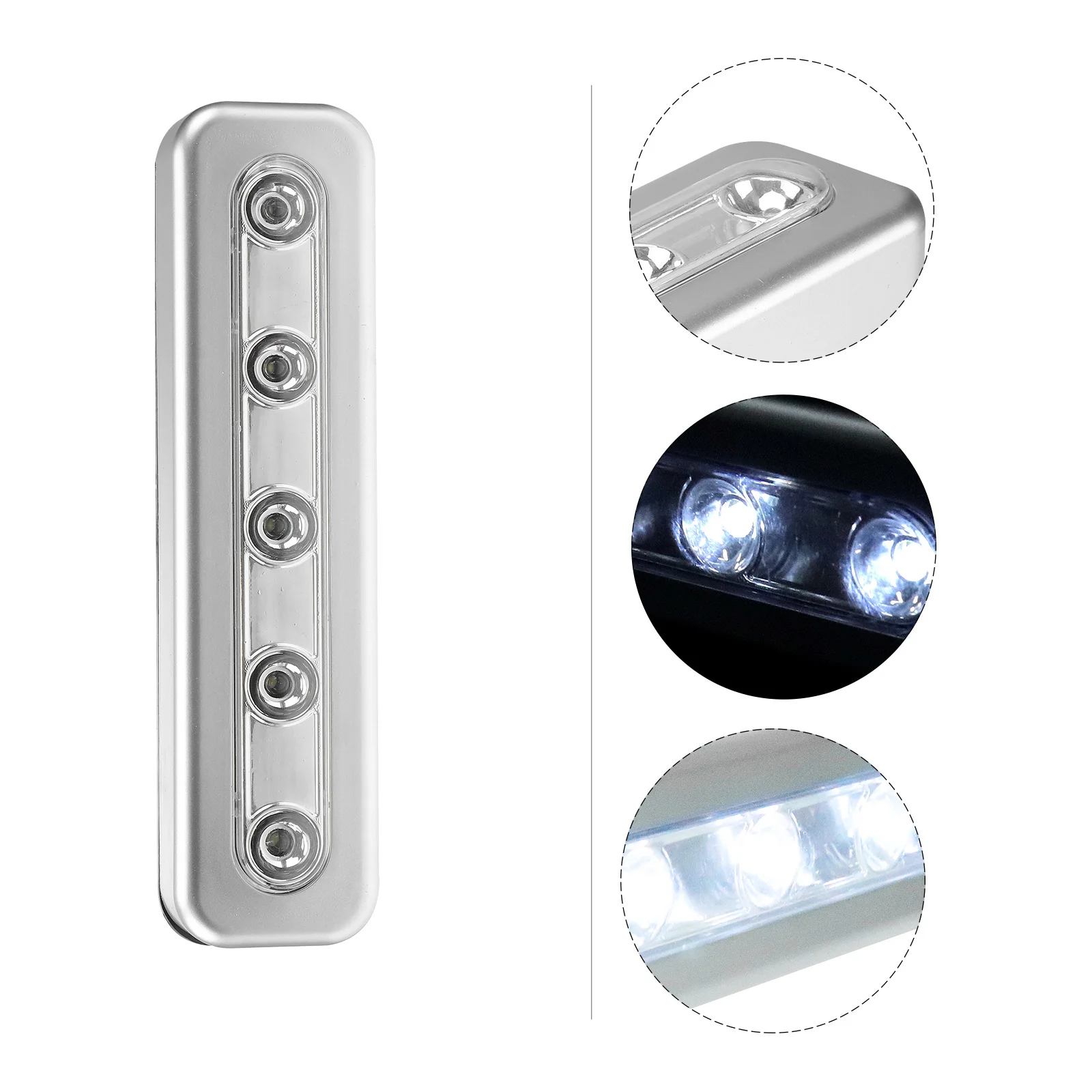 

Touch Sensor 5 Led Cabinet Light Motion Sensor Lamp For Wardrobe Closet Drawer Stairs Garage Basement Corridor Cordless