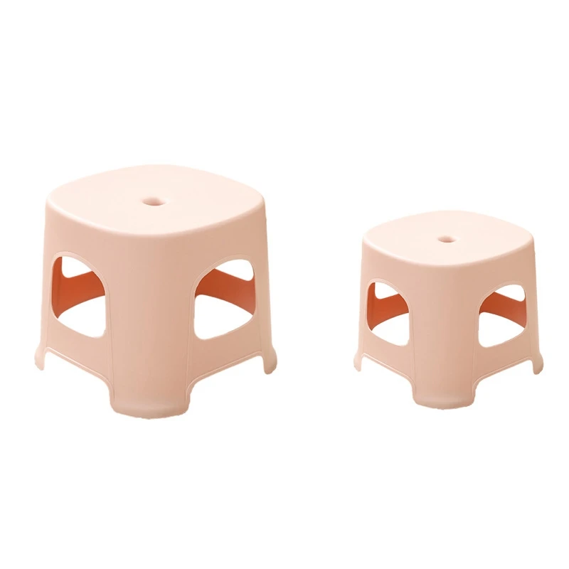 

Small Stool Plastic Bench Household Children's Stool Thickened Non-Slip Foot Rubber Stool Baby Foot Bath Low Stool