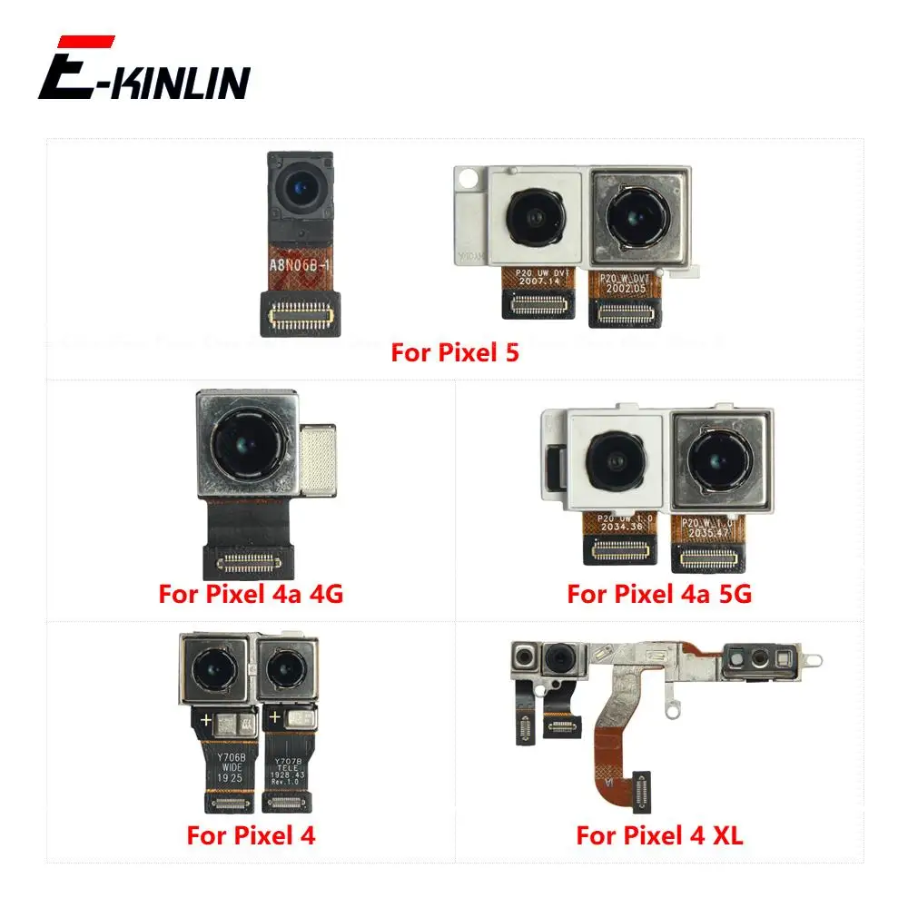 Rear Main Camera Module Flex Cable For Google Pixel 4 XL 4a 4XL 5 5a 6 Pro Front Selfie Back Camera Repair Parts