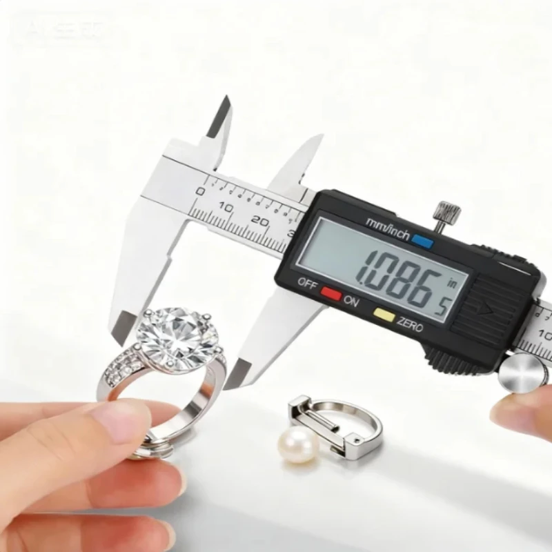 

Precision Digital Caliper 150mm LCD Electronic Vernier Micrometer for Jewelry Making Gemstone Diamond Measurement