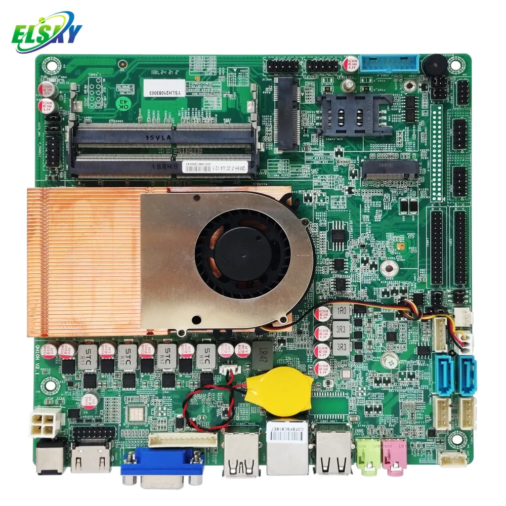 

Hot Sale ELSKY QM9H with 8th/9th Gen Coffee Lake i7-8559U CPU DDR4 64GB Memory support Windows 11 OS Main Board Mini ITX