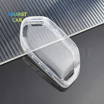 투명 TPU 쉘 포브 거치대, 기아 쏘렌토 모닝 Ev9, 기아 피칸토 Ev9 2024 자동차 키 케이스 커버, 보호 액세서리