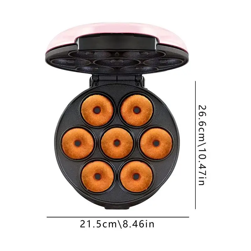 Mini Doughnut Maker 110V-220V Non-stick Breakfast Snacks Donut Desserts Maker Machine Cake Making Mold Biscuits Baking Mould