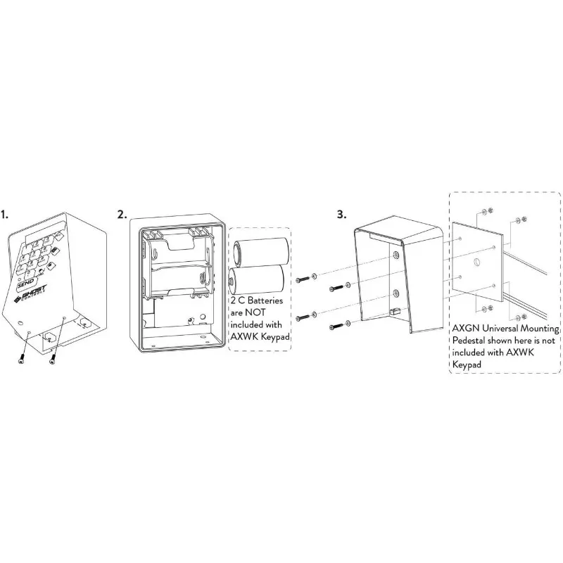 Advanced Wireless Keypad for Automatic Door Openers - Models