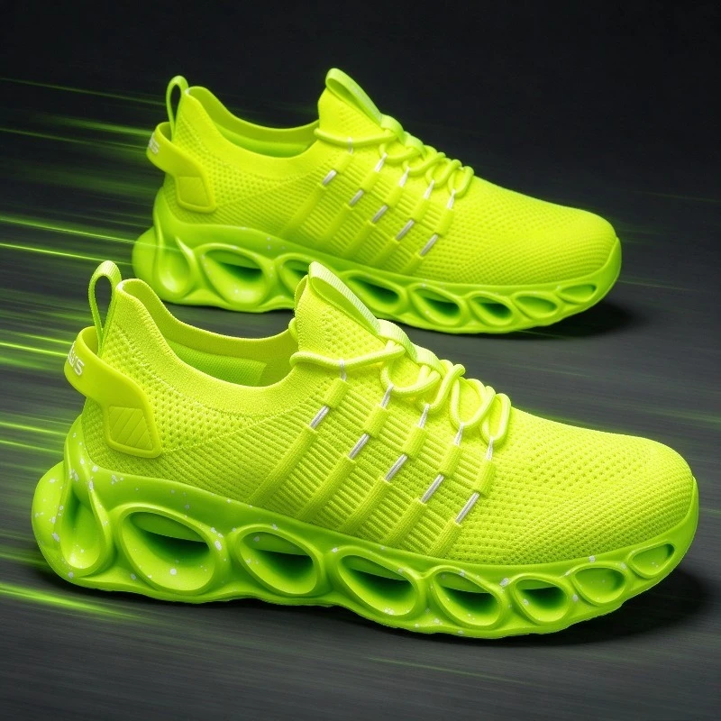 Men Casual Sports Shoes Breathable Lightweight Sneakers Outdoor Mesh Black Running Shoes Athletic Jogging Tennis Walking Shoes