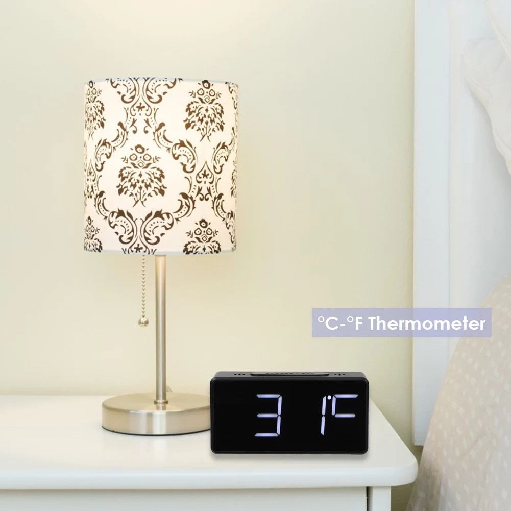 LED Digital Electronic Large Time Temperature Display Home Decoration Clock