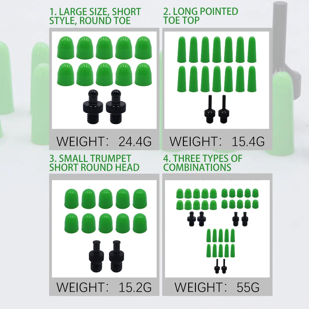 3 Sizes PDR Dent Repair Tap Heads Green TPU Soft Knock Tips with Aluminum Studs for Auto Body Hail Dent Removal 3 3 Sizes PDR Dent Repair Tap Heads Green TPU Soft Knock Tips with Aluminum Studs for Auto Body Hail Dent Removal 3