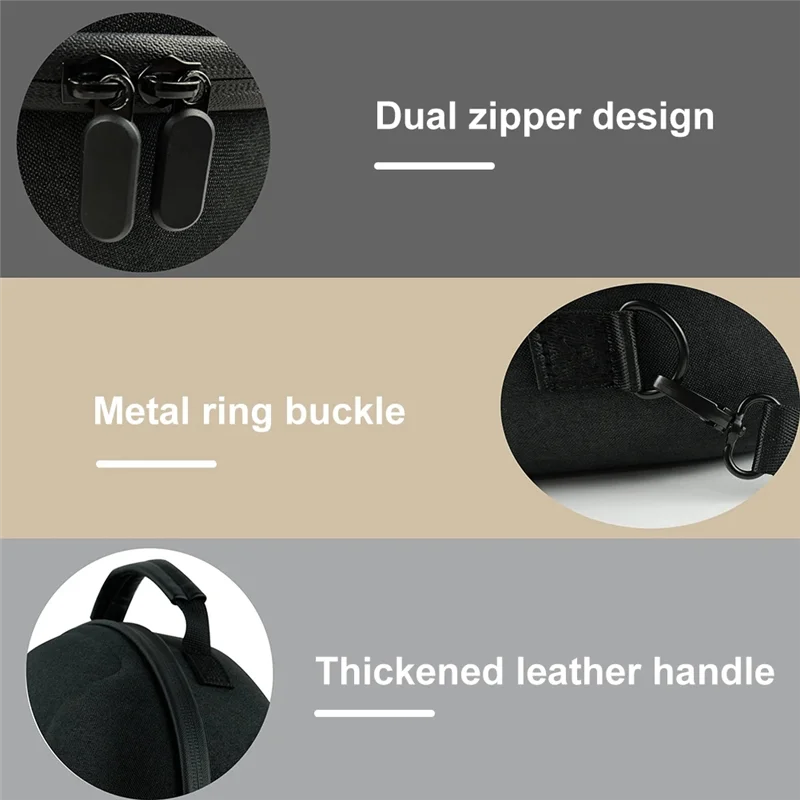 

Сумка для хранения из ЭВА ABAC-Crossbody, водонепроницаемый, противоударный, устойчивый к царапинам, регулируемый плечевой ремень для Meta Quest 3 VR