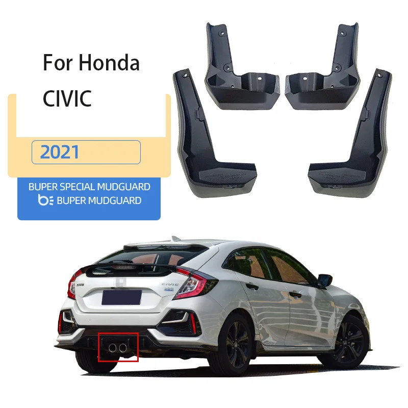 For 2021 Honda Civic Hatchback Civic Front and Rear Fender Accessories