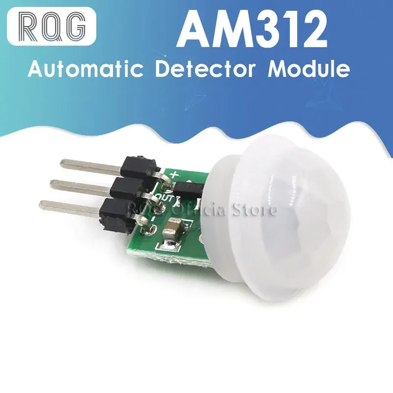 Mini Ir Pyro-elektrische Infrarood Pir Motion Sensor Human Automatische Detector Module AM312 Sensor Dc 2.7-12V