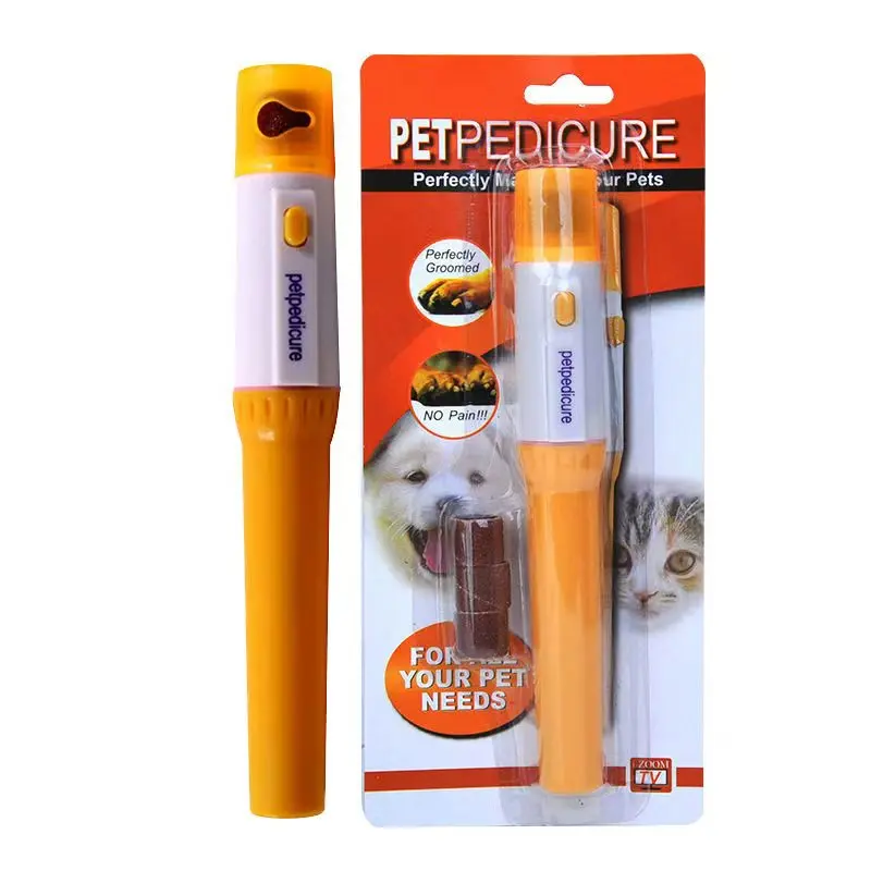 Pet Pedicure Tools Care File Electric Automatic Pet Grinder Pet Cat Puppy Paw Claw Toe Nail Grinder Dog Grooming Trimmer Clipper