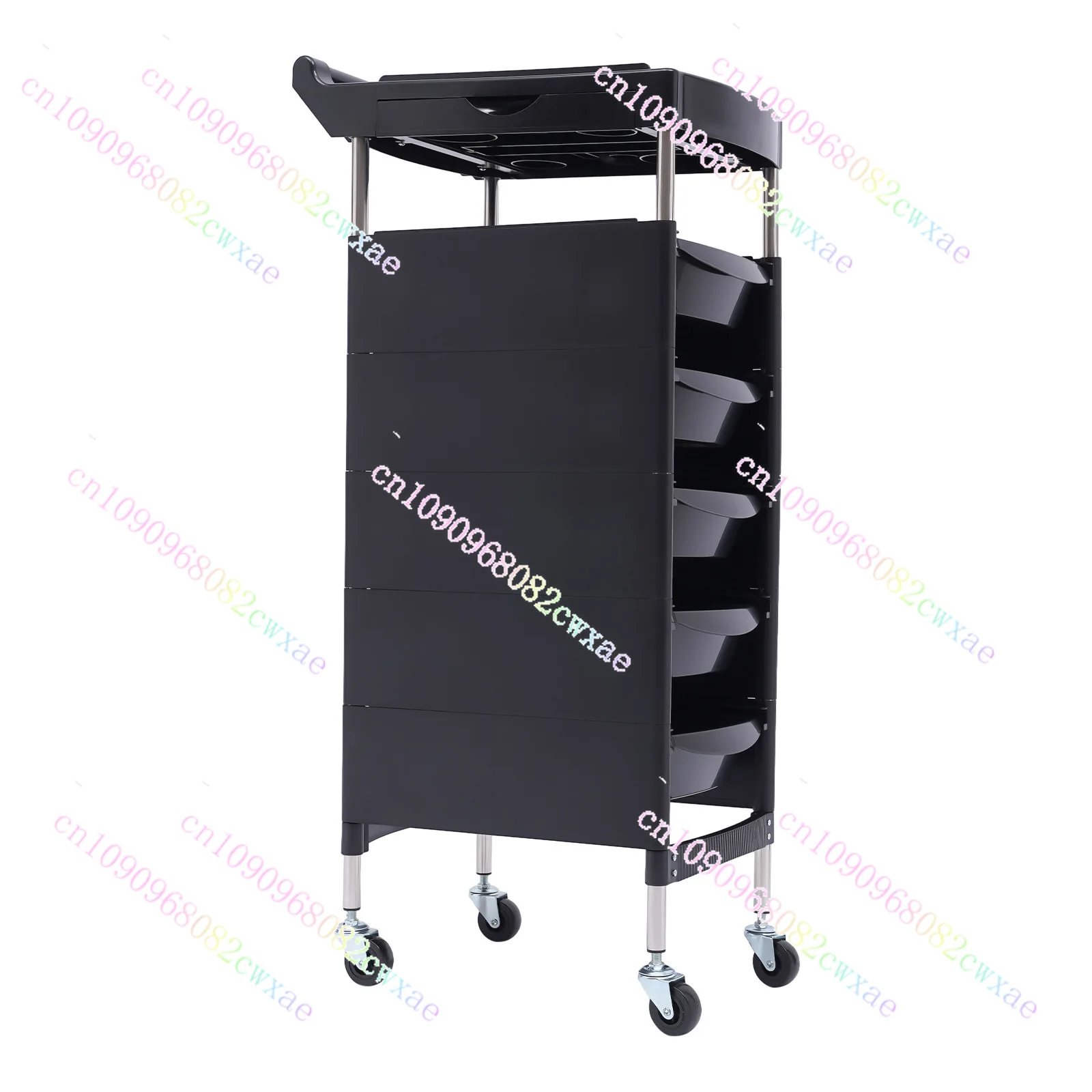 Beauty salon tool cart, hairdresser multi-functional rack