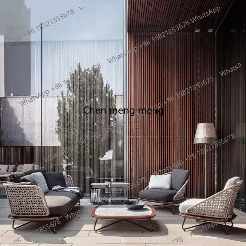 

Уличная плетеная мебель для отдыха: диваны из ротанга для двора, балкона, террасы, сада, виллы, офиса продаж