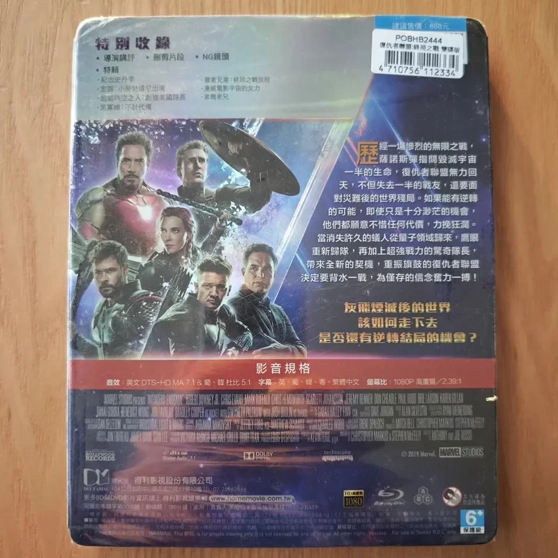 Avengers 4 Blu-ray Disc New Desktop Version High Definition Movie Collection