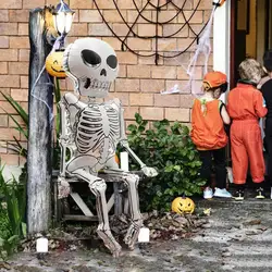 Globos de helio para niños, juguetes inflables con esqueleto grande, fantasma, decoración para fiesta de Halloween