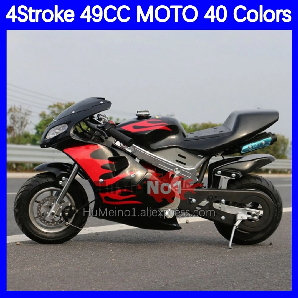 49cc 50cc 4 Stroke Mini motorcycle ATV Off-road Vehicle Apollo Mountain Small Bike Sports Gasoline Kart Adult Racing Motorbike