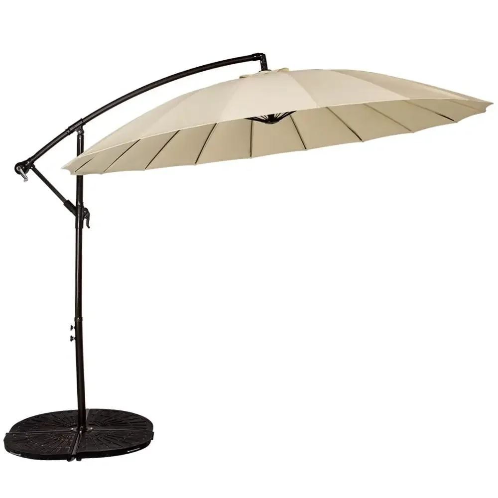 Outdoor garden furniture  fiberglass ribs hanging sun umbrella