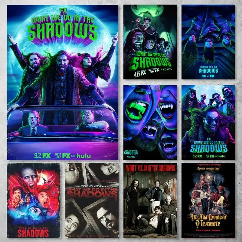 What We Do in the Shadows Movie POSTER Poster Prints Wall Pictures Living Room Home Decoration Small